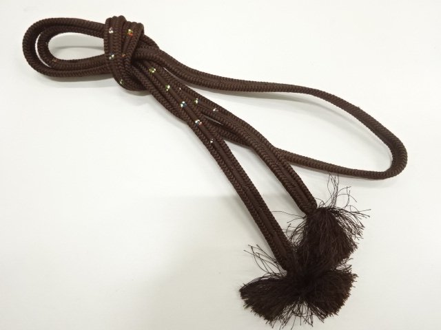 JAPANESE KIMONO / HAND-TIED OBIJIME CORD